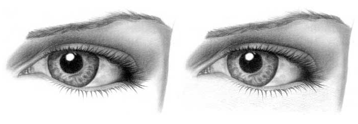 Учимся рисовать глаза человека - шаг 12
