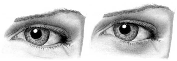 Учимся рисовать глаза человека - шаг 13