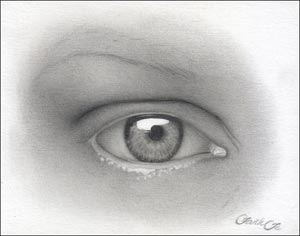 Рисуем реалистичный глаз девушки - шаг 10