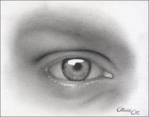 Рисуем реалистичный глаз девушки - шаг 11