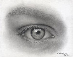 Рисуем реалистичный глаз девушки - шаг 15