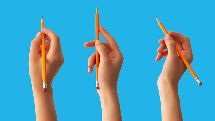 На фото изображено - Рисование карандашом для начинающих, рис. Способы держать карандаш