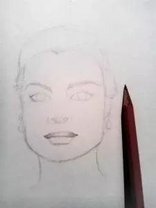 Как нарисовать женский портрет карандашом? Шаг 5. Портреты карандашом - Fenlin.ru