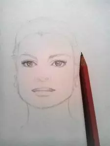 Как нарисовать женский портрет карандашом? Шаг 6. Портреты карандашом - Fenlin.ru