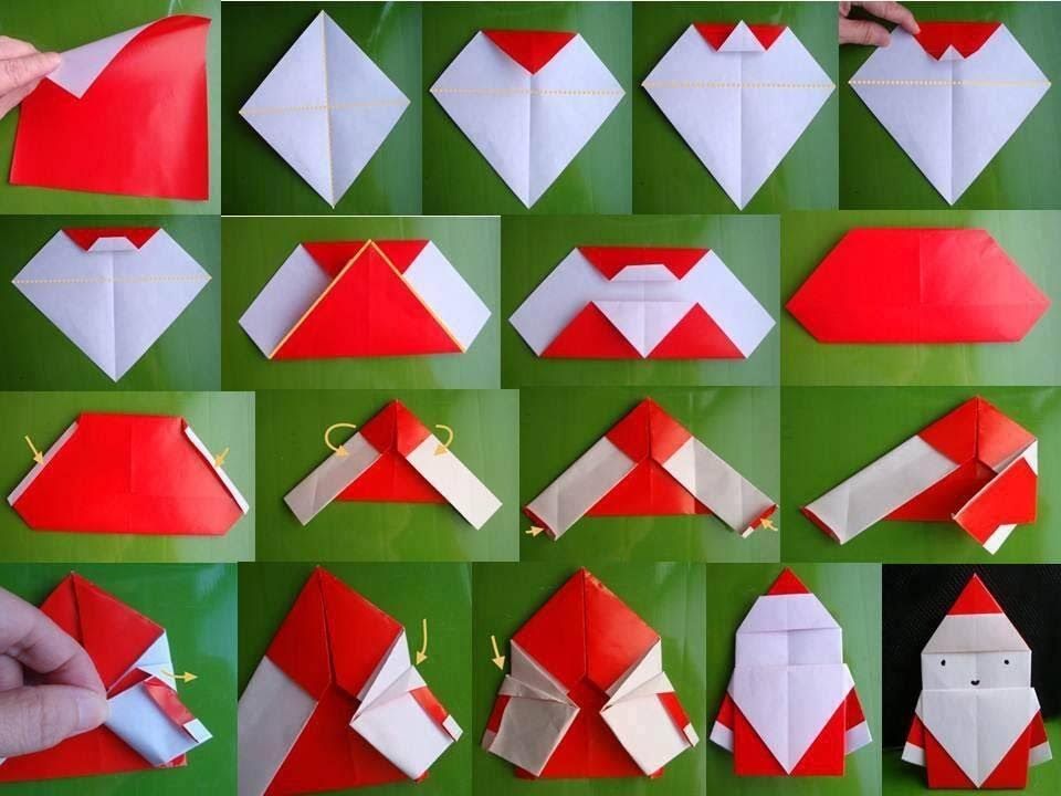 Дед Мороз оригами