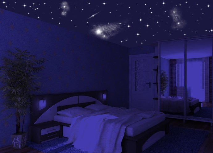 Проектор звёздного неба в комнате