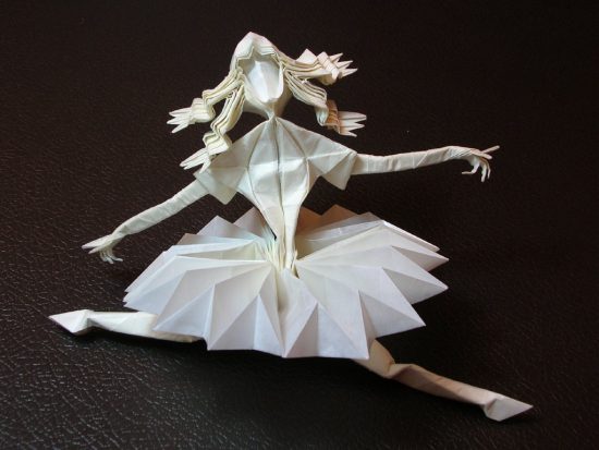 Балерина оригами своими руками
