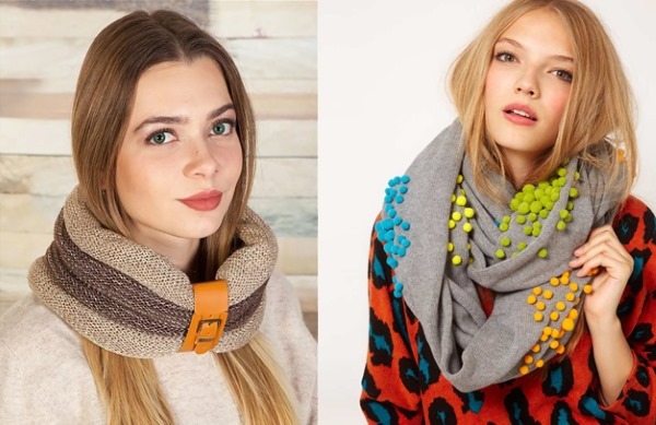 Как связать шарф-хомут спицами для девочки, мальчика. Схема и описание для начинающих