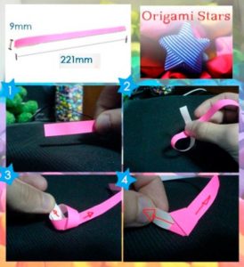 Бумажная звезда оригами