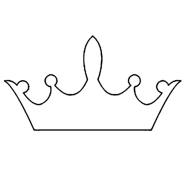 Шаблон короны на голову