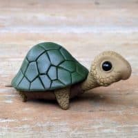 Лепка черепахи из глины