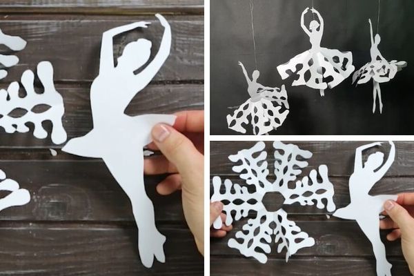 Снежинка балерина