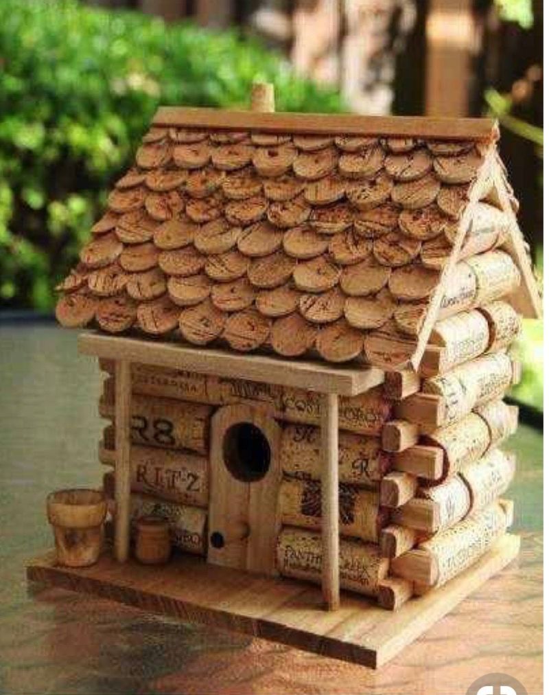 Деревянный домик поделка
