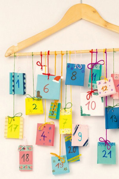 Адвент-календарь своими руками для ребенка 3 лет 3