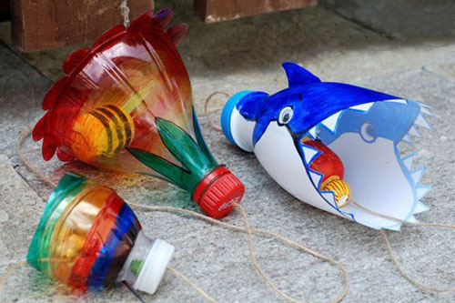 поделка из пластиковой бутылки для детского сада своими руками пошаговая 5