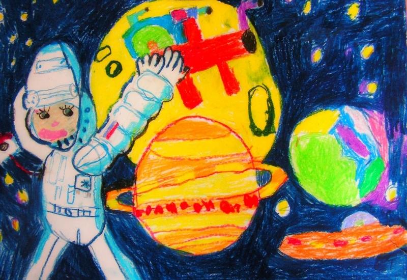 Фантастические рисунки ко Дню космонавтики