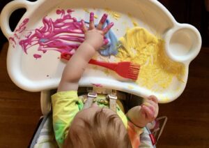 Рисование для малышей красками